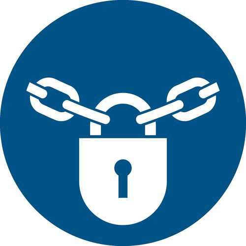 Pictogram Gesloten houden