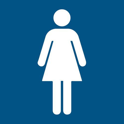 Panneau d'information - WC femmes