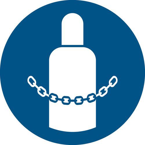 Pictogram Verplicht om gasflessen te verzegelen