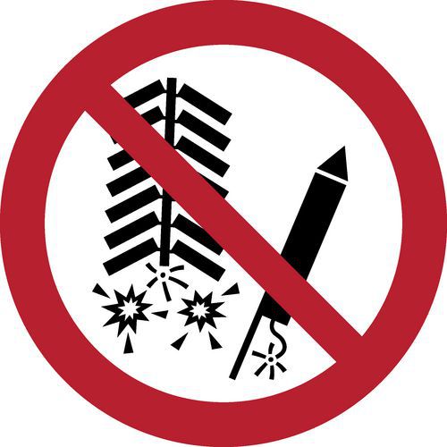 Pictogram Vuurwerk verboden