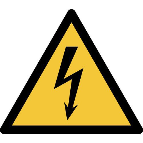 Pictogram Waarschuwing: elektrische spanning