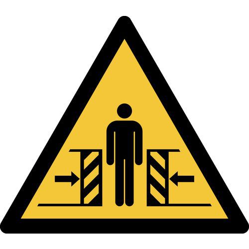 Pictogram Waarschuwing: knelgevaar
