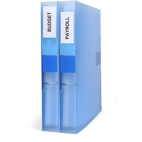 Porte-etiquettes adhesifs avec bristols: PP - Djois Made By Tarifold