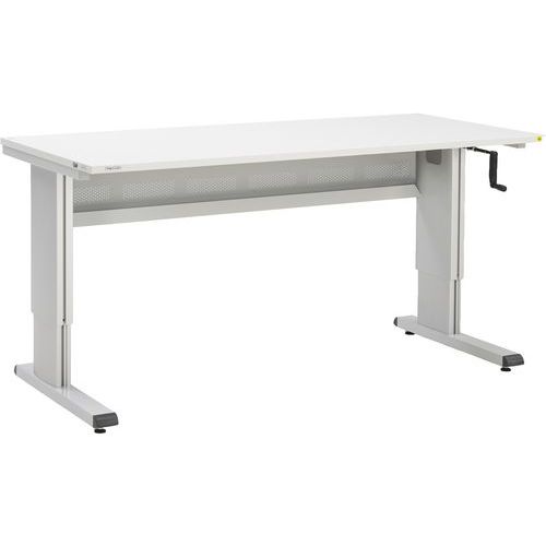 Antistatische en verstelbare werkbank WB - Breedte 180 cm
