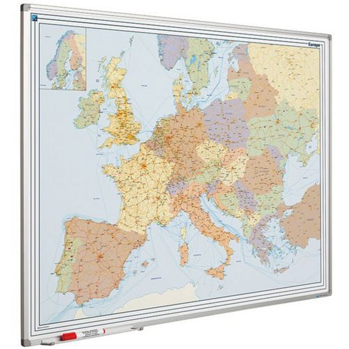 Magnetische kaart van Europa