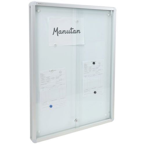 Binnenvitrine met 2 schuifdeuren Premium - Manutan Expert