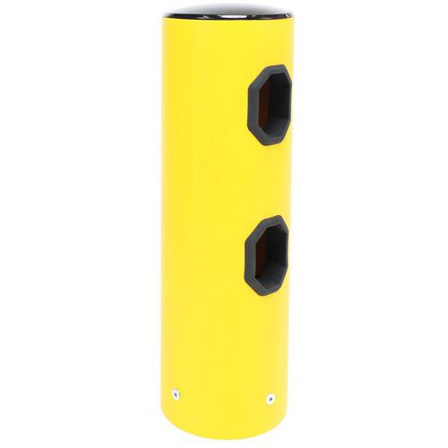 Middenpaal voor modulaire barrière, dubbele set, verstevigd - Manutan Expert