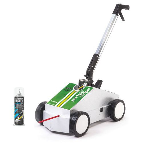 Markeerapparaat Perfekt Striper® + 1 spuitbus Traffic Extra wit - Ampère