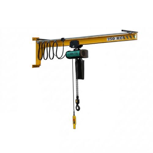 Wandzwenkkraan 250 kg compleet set - Huchez