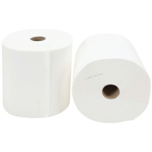 Handdoekrol 2-laags gelijmd - wit - MP hygiene