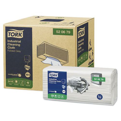 Industriële reinigingsdoek gevouwen Top-Pak - W4 - Tork Industriële reinigingsdoek gevouwen Top-Pak - W4 - Tork