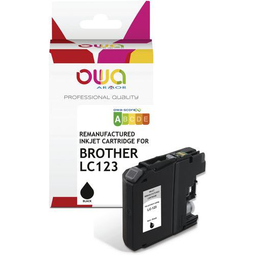 Inkjetcartridge refurbished BROTHER LC123 - OWA