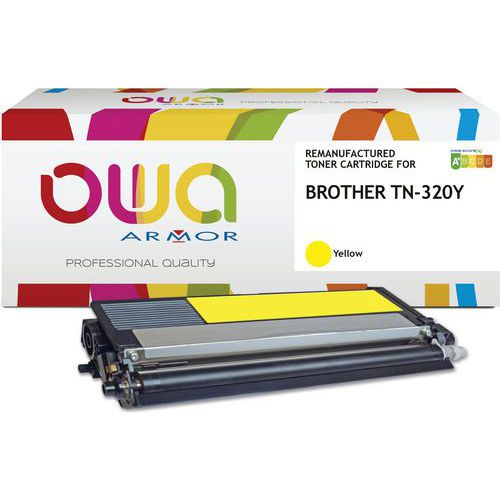Toner remanufacturé BROTHER TN-320Y - OWA