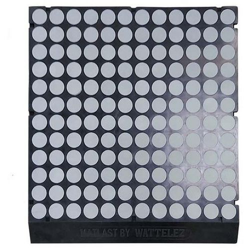 Tapis antifatigue Matlast - Classe feu M1 - 1 bord - Wattelez