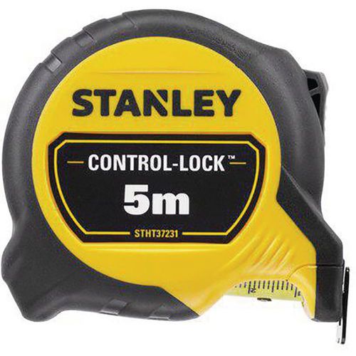 Dubbel gemarkeerde en magnetische rolmaat Control-Lock 25 mm - Stanley