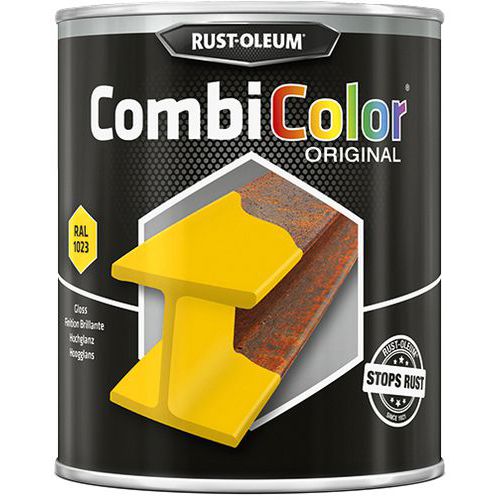 Roestwerende primer en afwerklak Combicolor - 0,75 l en 2,5 l - Rust-Oleum.