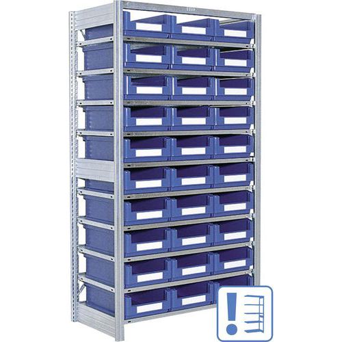 Bakkenstelling - type RK - HxD 1850x524 mm - Bito