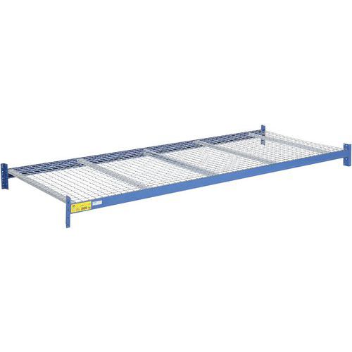 Compleet niveau - D 1100 mm - met stalen paneellegbord gentiaan blauw