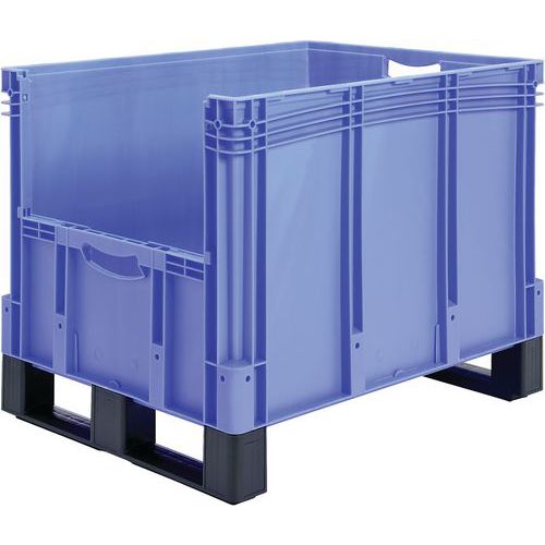 Eurostapelbak XL, Totale inhoud: 121 L, Stapelbaar: ja, Totale hoogte: 420 mm, Totale breedte: 600 mm