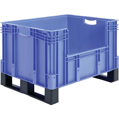 Eurostapelbak XL, Totale inhoud: 121 L, Stapelbaar: ja, Totale hoogte: 420 mm, Totale breedte: 600 mm