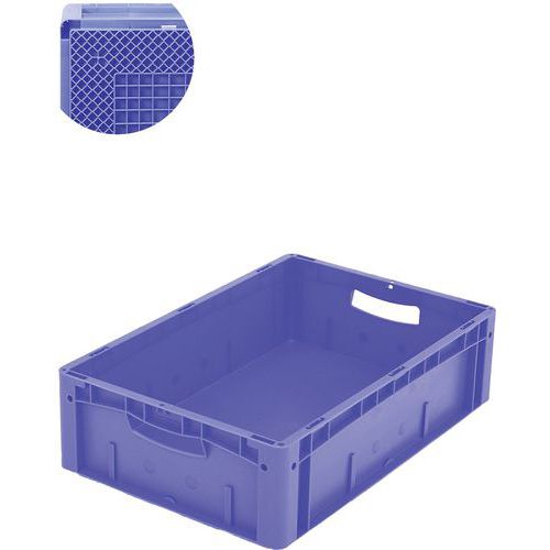 Eurostapelbak XL- met geribde bodem, Totale inhoud: 28 L, Stapelbaar: ja, Totale hoogte: 170 mm