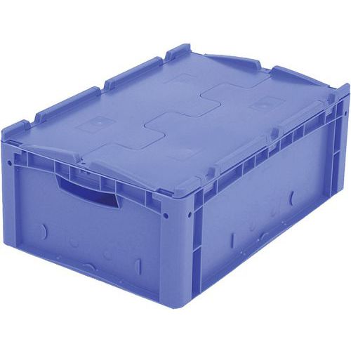 Eurostapelbak XLD- LxB 600x400 mm, Totale inhoud: 31 L, Stapelbaar: ja, Totale hoogte: 238 mm