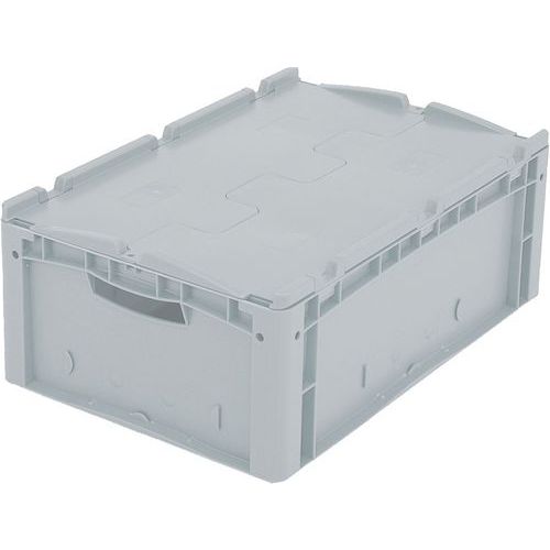 Eurostapelbak XLD- LxB 600x400 mm, Totale inhoud: 43 L, Stapelbaar: ja, Totale hoogte: 238 mm