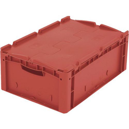 Eurostapelbak XLD- LxB 600x400 mm, Totale inhoud: 31 L, Stapelbaar: ja, Totale hoogte: 238 mm