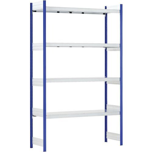 Rayonnage à tablettes avec platelage métallique - Bito