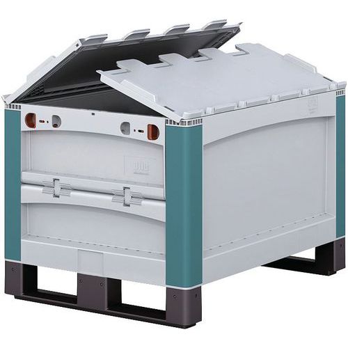 Heavy duty bak SL LxB 800x600 mm - grijs - Bito