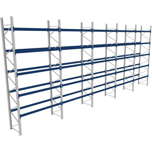 Palletstelling complete set - gegalvaniseerde afwerking - belasting pallet 600 kg - Bito