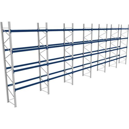 Palletstelling complete set - gegalvaniseerde afwerking - belasting pallet 1000 kg - Bito