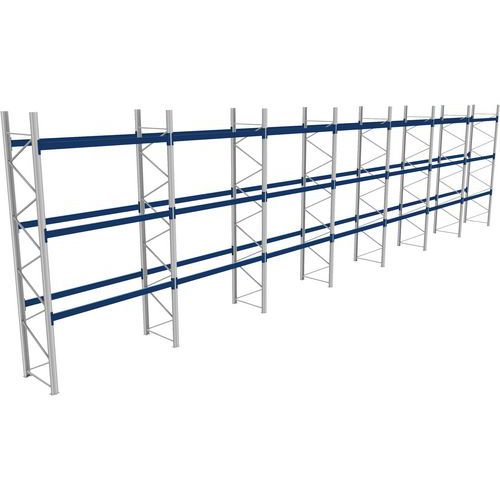 Palletstelling complete set - gegalvaniseerde afwerking - belasting pallet 1000 kg - Bito