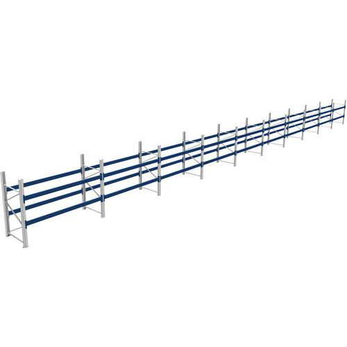 Rack a palettes en kit complet finition galva -  Charge 600 kg - Bito