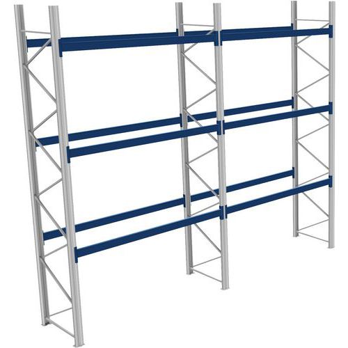 Rack a palettes en kit complet finition galva -  Charge 600 kg - Bito