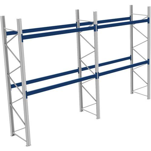 Rack a palettes en kit complet finition galva -  Charge 800 kg - Bito