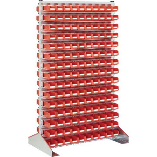 Vaste bakkenstelling met SK-bak Diepte 700, Max. belasting per legbord: 90 kg, Totale hoogte: 153 mm