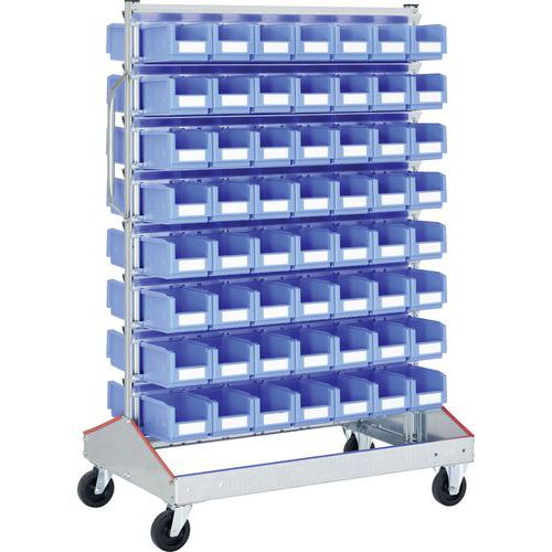 Rayonnage mobiles - utilisation double face - Bito