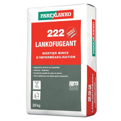 Dunne mortel voor waterdicht maken - ParexLanko