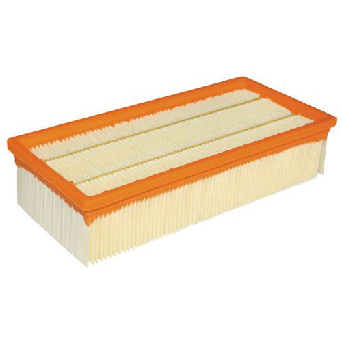 Plat filterpatroon voor Kärcher stofzuiger 65 liter - NT 65/2 eco Me Plat filterpatroon voor Kärcher stofzuiger 65 liter - NT 65/2 eco Me