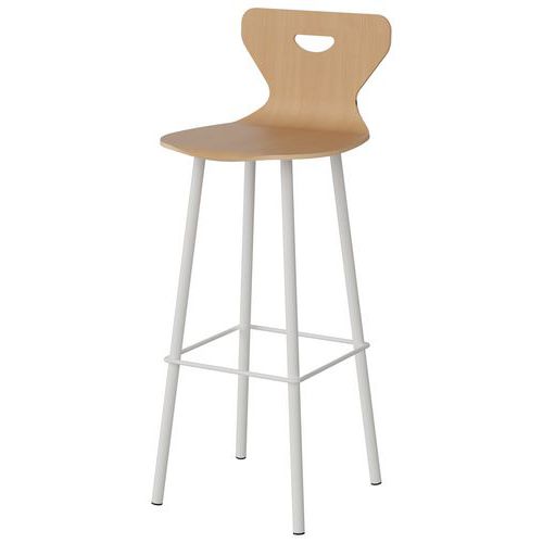 Kruk Malibu beuken romp grip slecht. staal - Manutan Expert