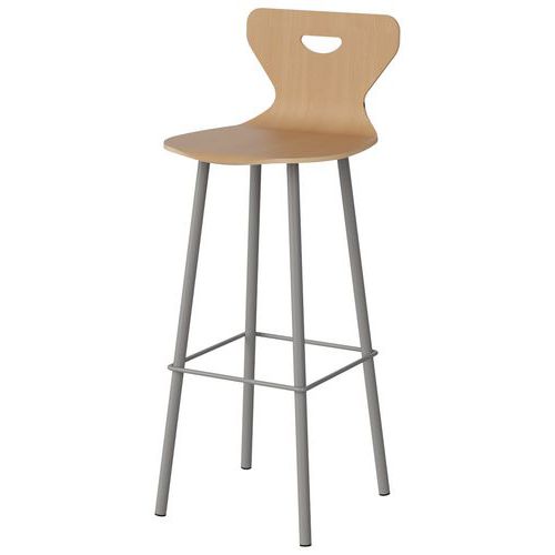 Kruk Malibu beuken romp grip slecht. staal - Manutan Expert