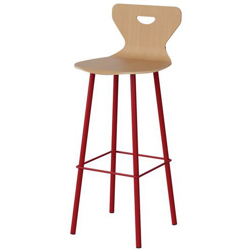 Kruk Malibu beuken romp grip slecht. staal - Manutan Expert