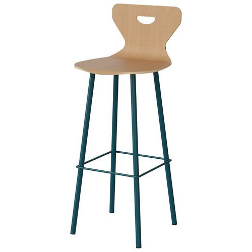 Kruk Malibu beuken romp grip slecht. staal - Manutan Expert