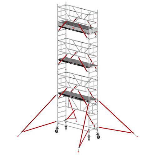 Rolsteiger RS TOWER 51-S, Materiaal: Aluminium, Platform hoogte: 6.2 m, Werkhoogte: 8.2 m