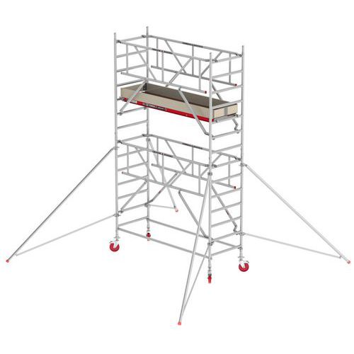 Rolsteiger RS TOWER 41 PLUS-S, Materiaal: Aluminium, Platform hoogte: 3.2 m, Werkhoogte: 5.2 m