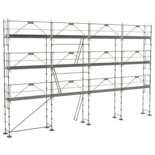 Stalen steiger R200 Progress, Materiaal: Staal, Aantal verdiepingen: 3, Platform hoogte: 6 m