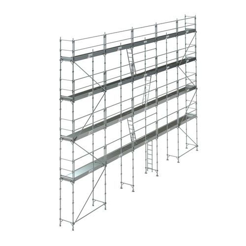 Set steigers R200, Materiaal: Aluminium, Platform hoogte: 8 m, Werkhoogte: 10 m, Breedte platform: 0.73 m