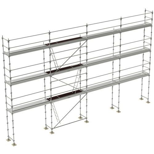 Stalen steiger R200 Progress, Materiaal: Staal, Aantal verdiepingen: 3, Platform hoogte: 6 m