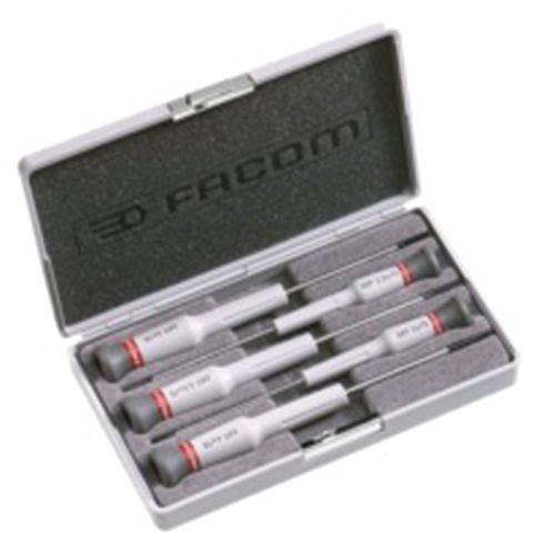 Set van 5 schroevendraaiers Facom Micro-Tech® Plat